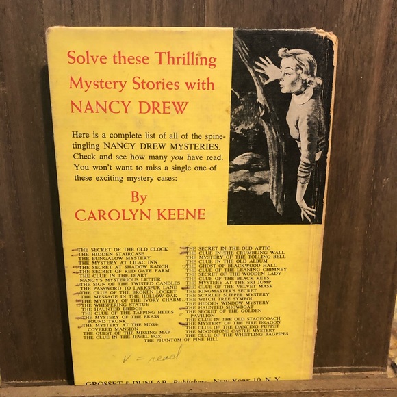 Nancy Drew 1937 The a Whispering Statue - Picture 3 of 6